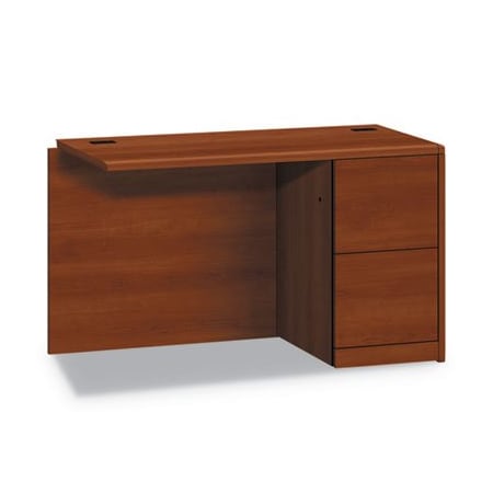 Hon HON, 10700 SERIES FULL RIGHT PEDESTAL RETURN, 48W X 24D X 29 1/2H, COGNAC 10711RCO